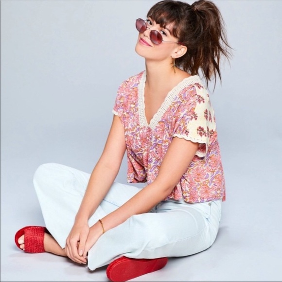 NWT Free People Leilani Tea Combo Crop Top - Picture 6 of 8